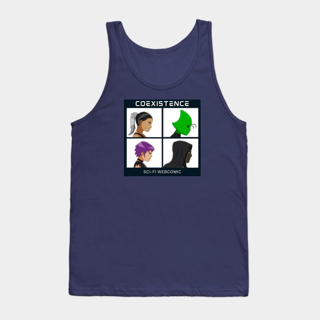 X Crew- Coexistence WebComic Tank Top by Coexistence The Series